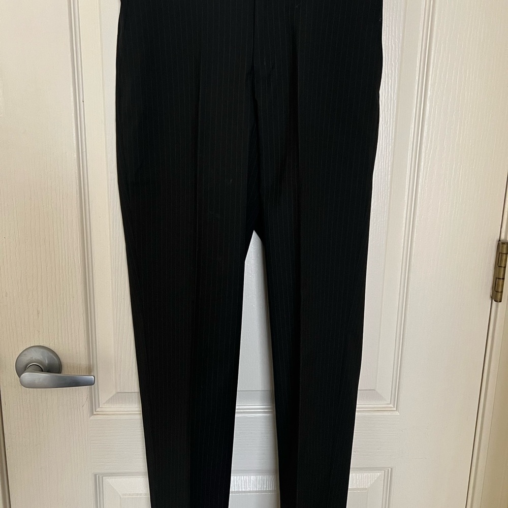 Boys Ralph Lauren Black pinstriped Dress Pants/ Size 12 Reg.